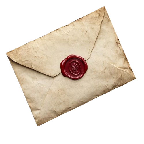 Vintage sealed envelope